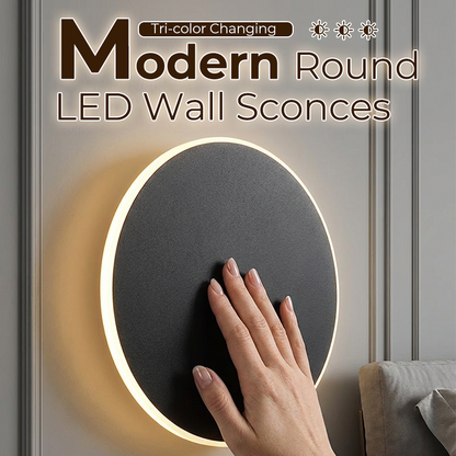 Lunaro – Lampa ścienna LED z podświetleniem Eclipse