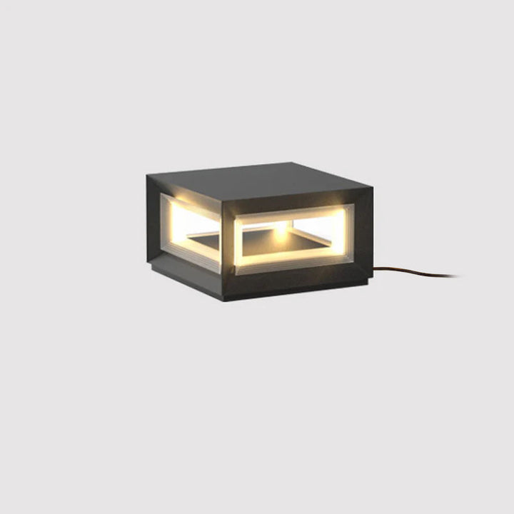 Lampa Słupowa Light Cube na Zewnątrz