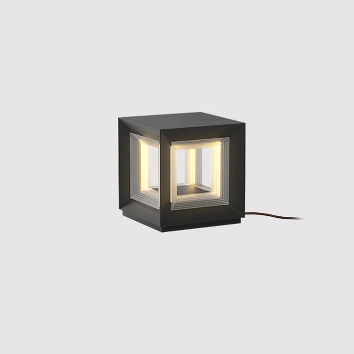 Lampa Słupowa Light Cube na Zewnątrz