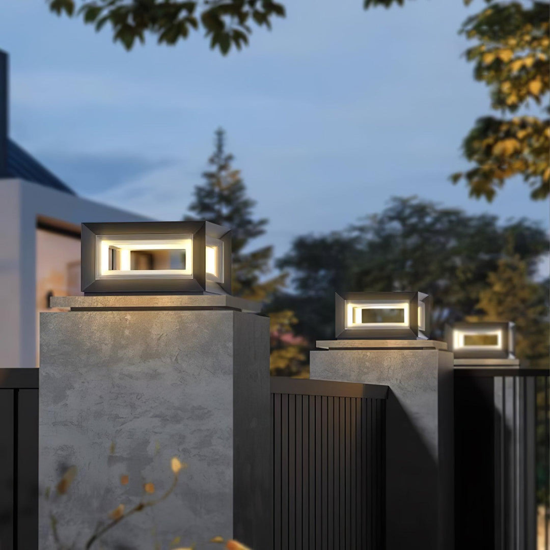 Lampa Słupowa Light Cube na Zewnątrz