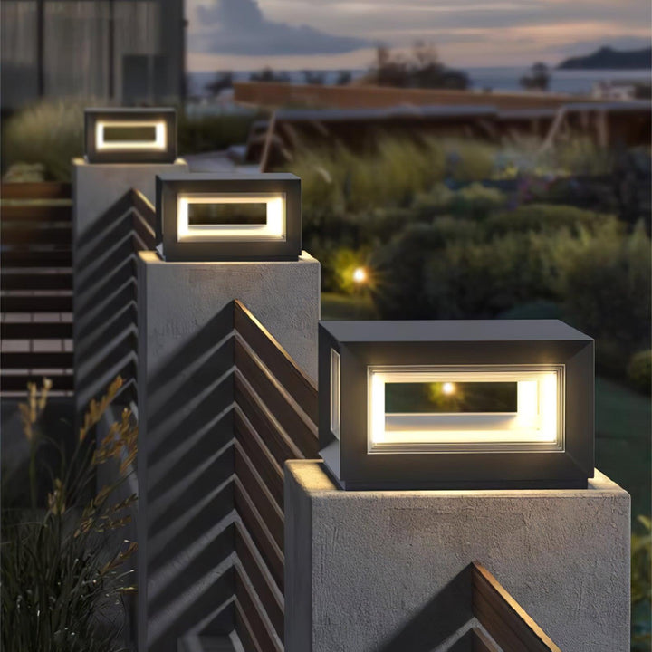 Lampa Słupowa Light Cube na Zewnątrz