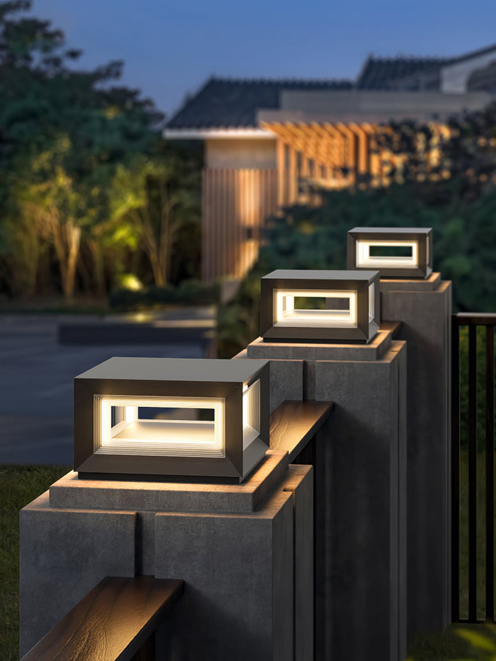Lampa Słupowa Light Cube na Zewnątrz