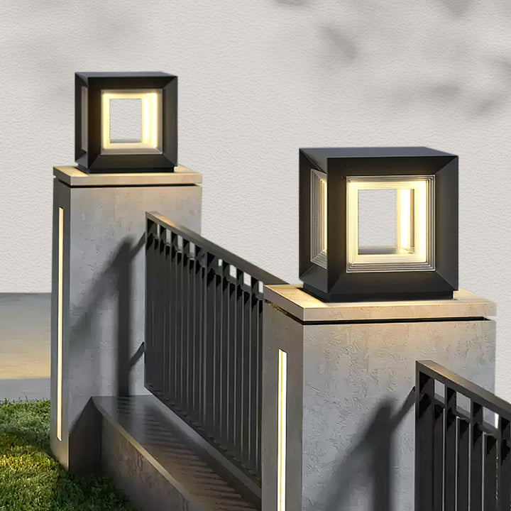 Lampa Słupowa Light Cube na Zewnątrz