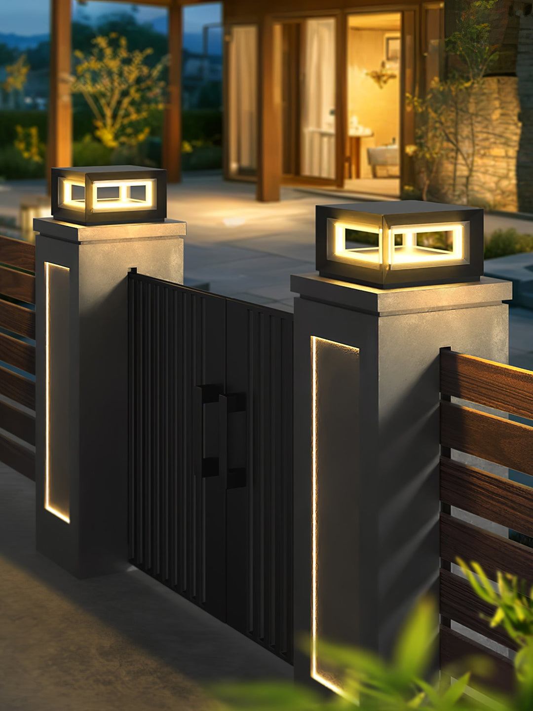 Lampa Słupowa Light Cube na Zewnątrz