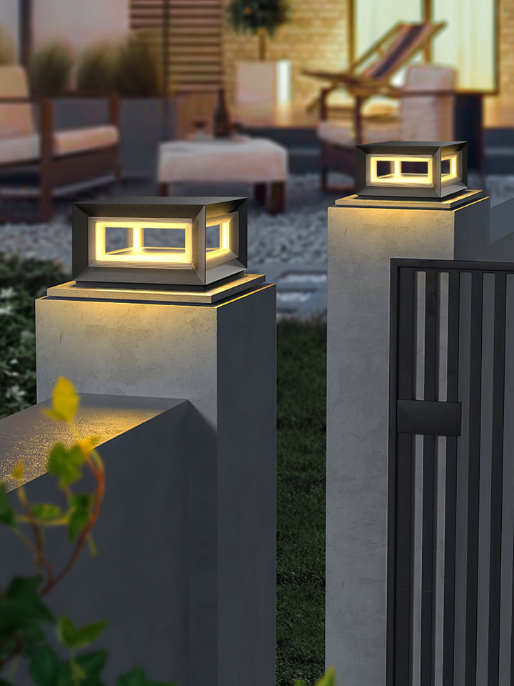 Lampa Słupowa Light Cube na Zewnątrz