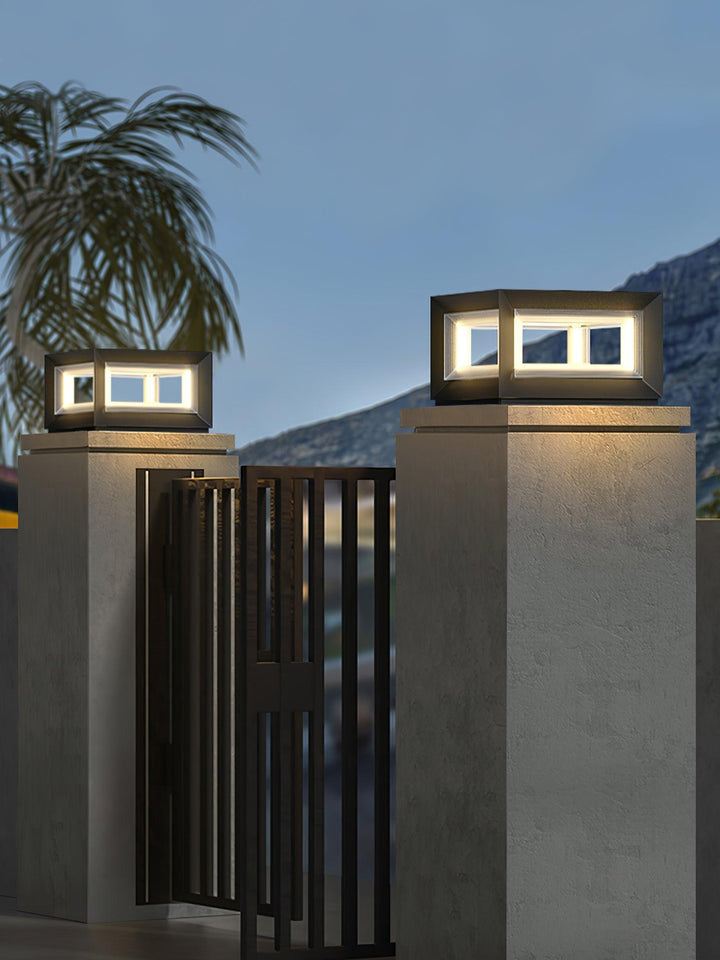 Lampa Słupowa Light Cube na Zewnątrz