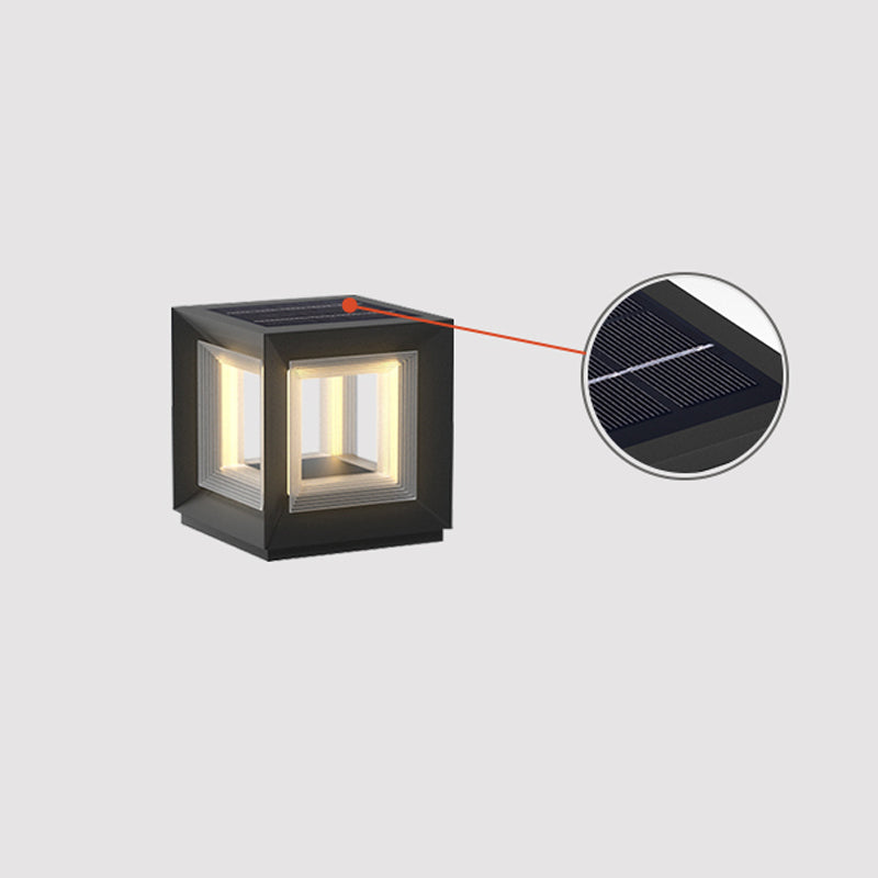 Lampa Słupowa Light Cube na Zewnątrz