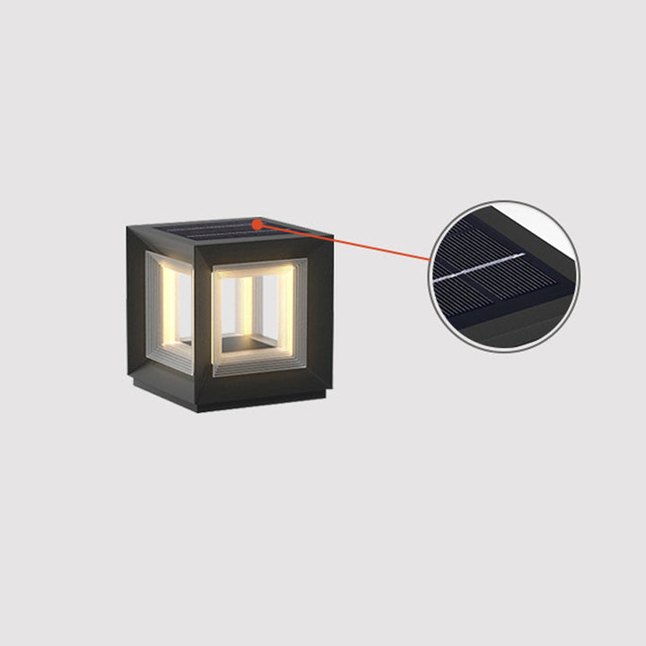 Lampa Słupowa Light Cube na Zewnątrz