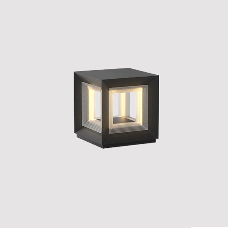 Lampa Słupowa Light Cube na Zewnątrz
