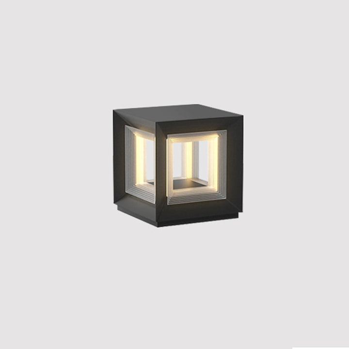 Lampa Słupowa Light Cube na Zewnątrz