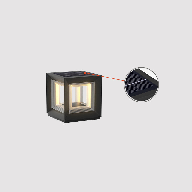 Lampa Słupowa Light Cube na Zewnątrz
