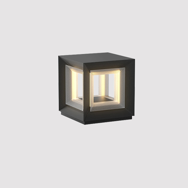 Lampa Słupowa Light Cube na Zewnątrz
