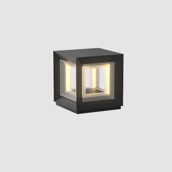 Lampa Słupowa Light Cube na Zewnątrz