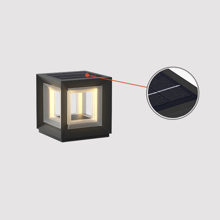 Lampa Słupowa Light Cube na Zewnątrz