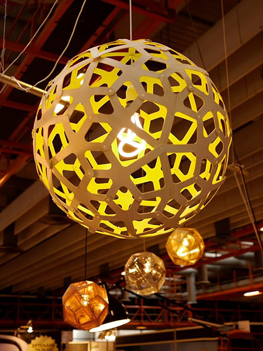 Lampa Wisząca Ligno
