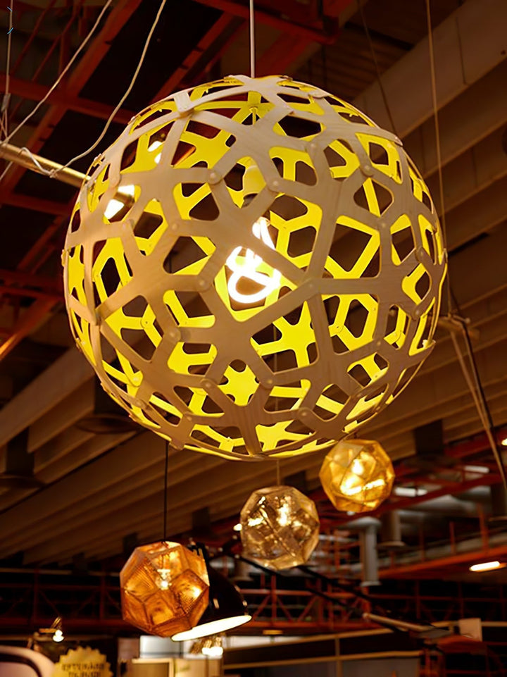 Lampa Wisząca Ligno
