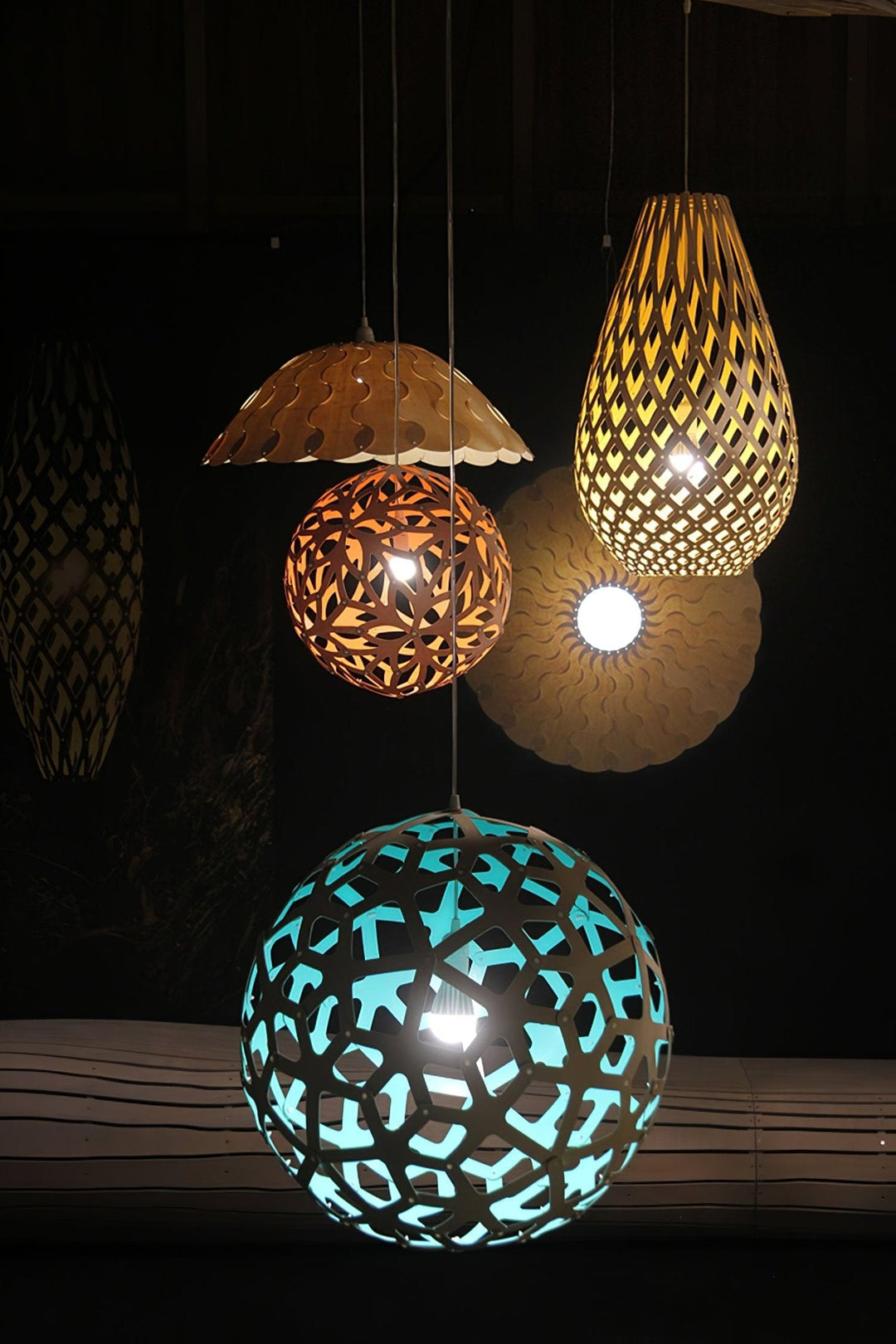 Lampa Wisząca Ligno