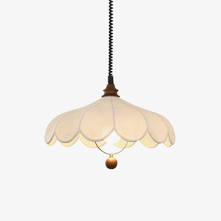 Lampa wisząca z tkaniny Lily
