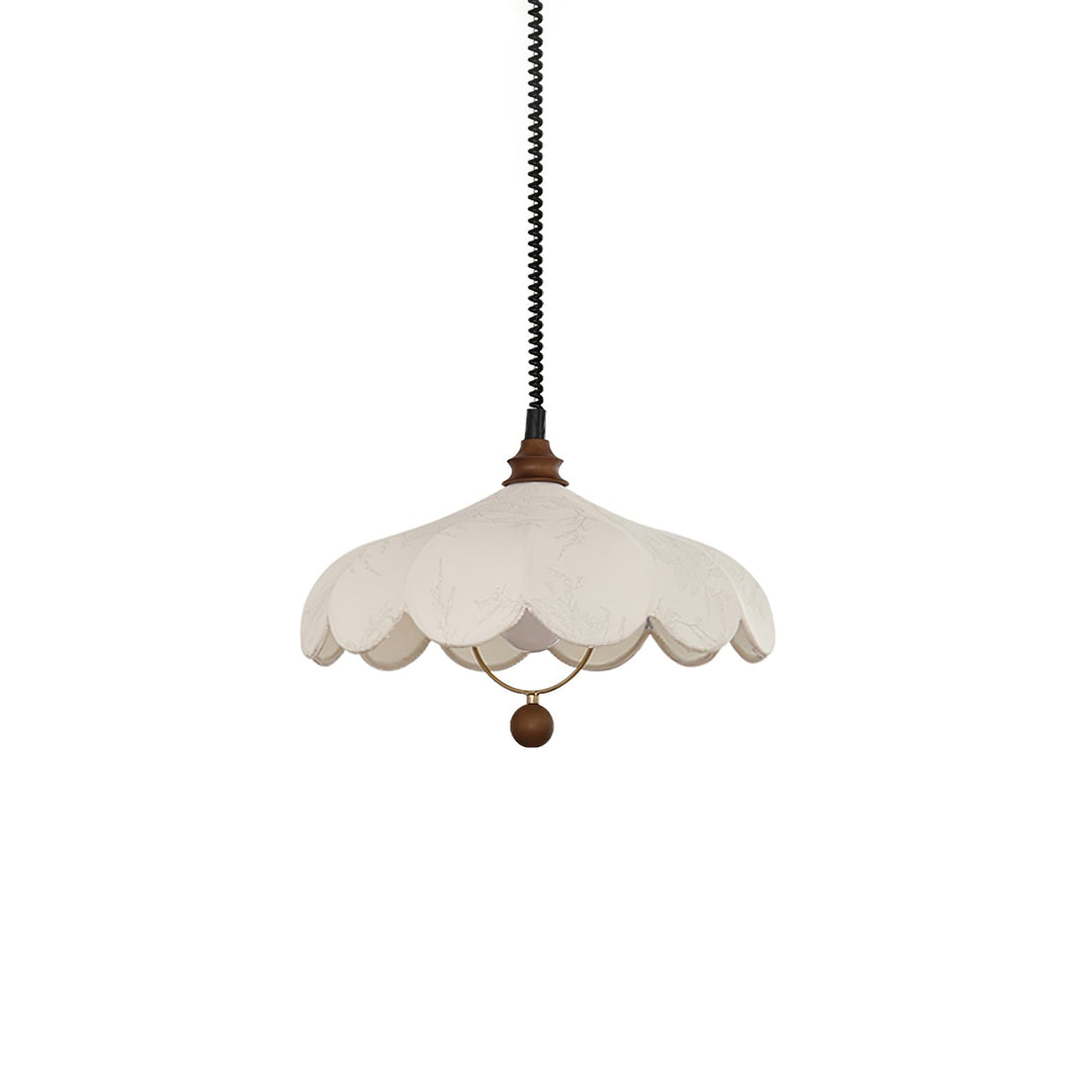 Lampa wisząca z tkaniny Lily