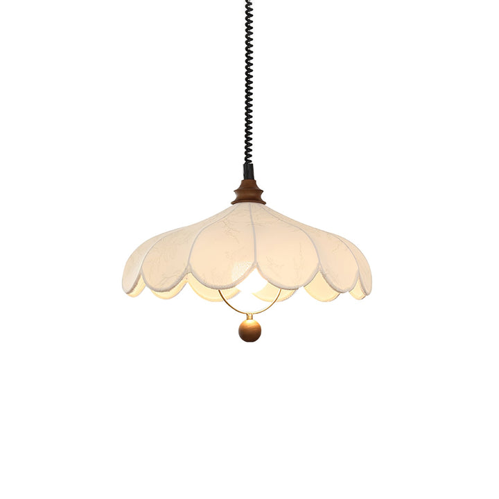 Lampa wisząca z tkaniny Lily