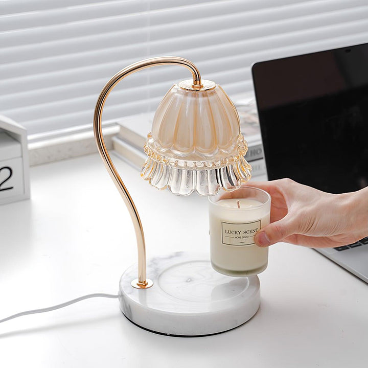 Lampa stołowa Lily Marble Warmer