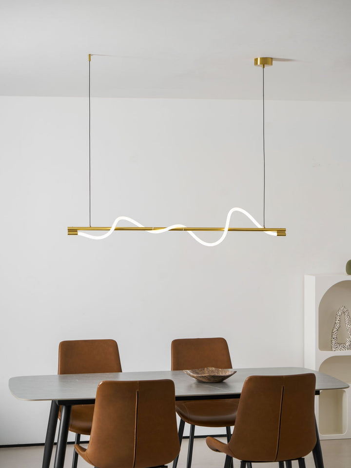 Lampa wisząca Linear Curve Island