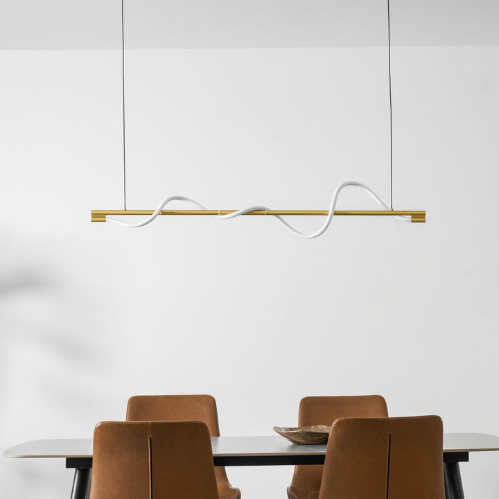 Lampa wisząca Linear Curve Island