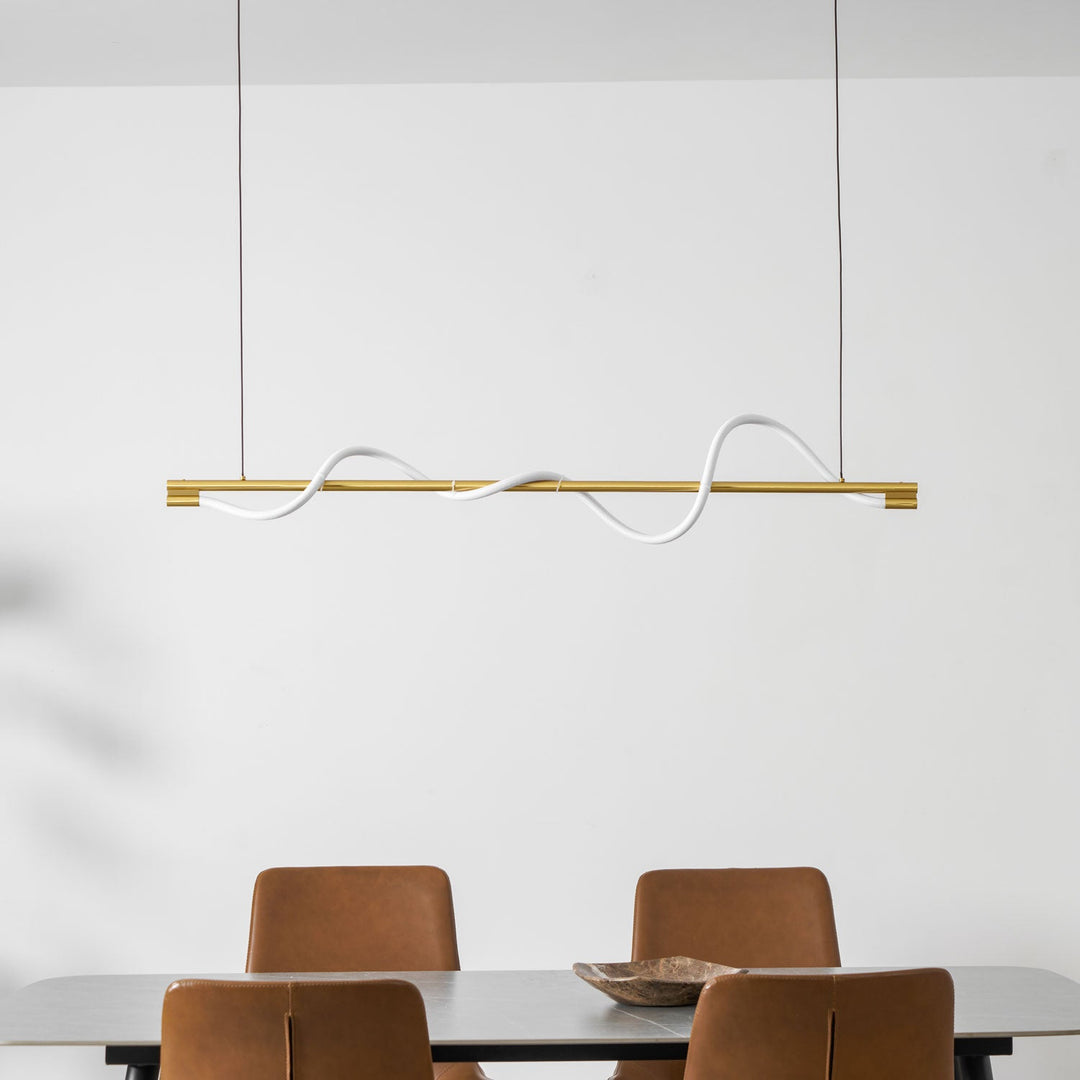 Lampa wisząca Linear Curve Island
