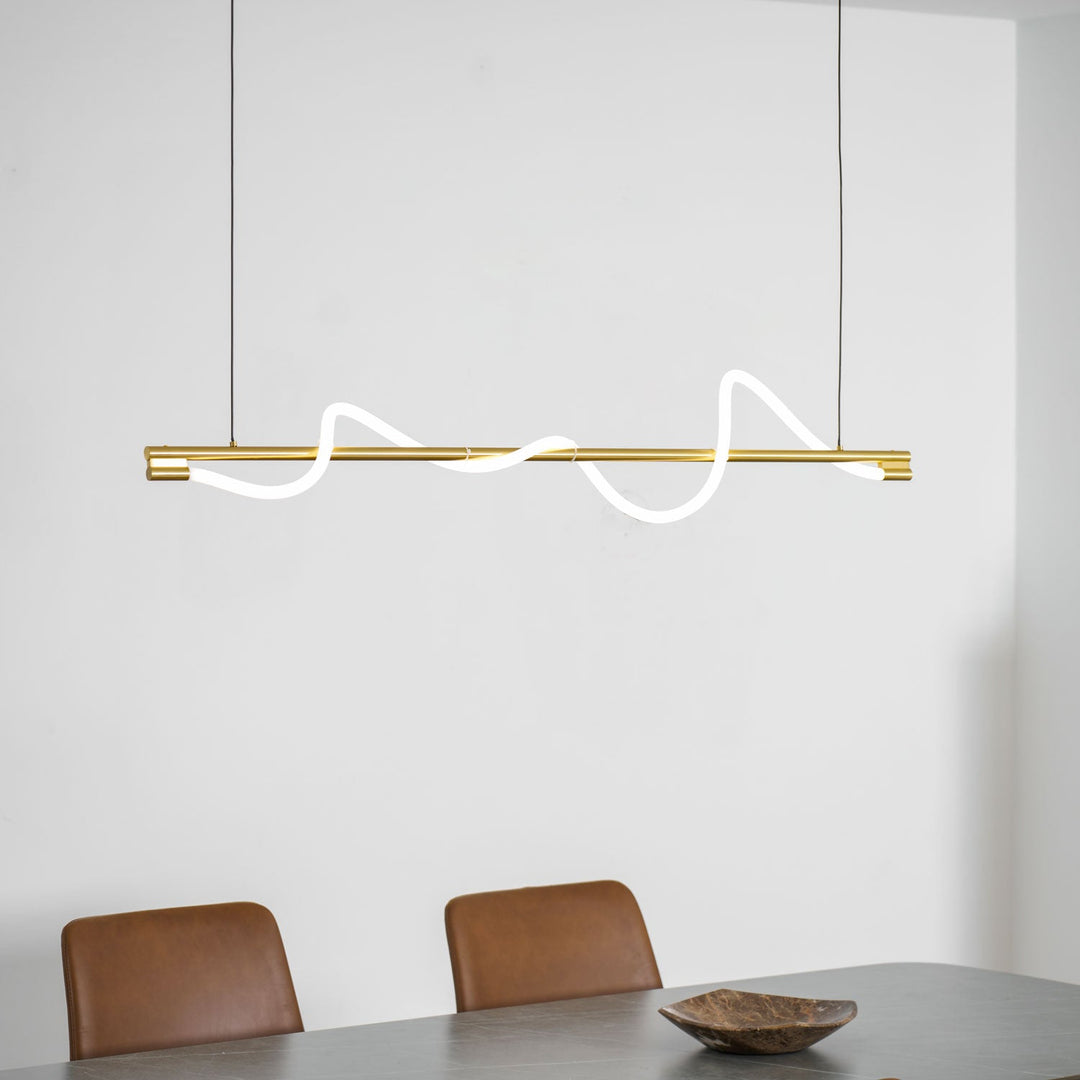 Lampa wisząca Linear Curve Island