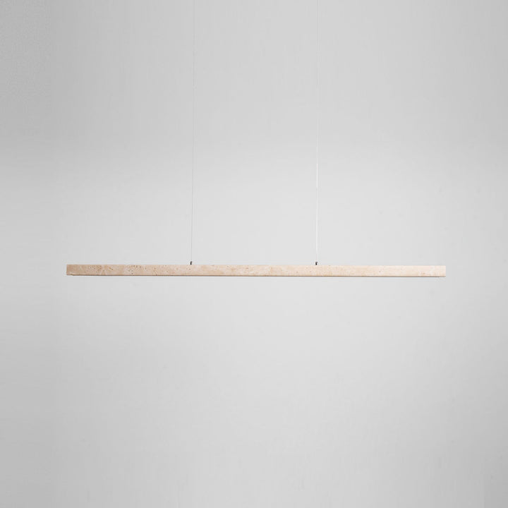 Lampa Wisząca z Liniowego Trawertynu