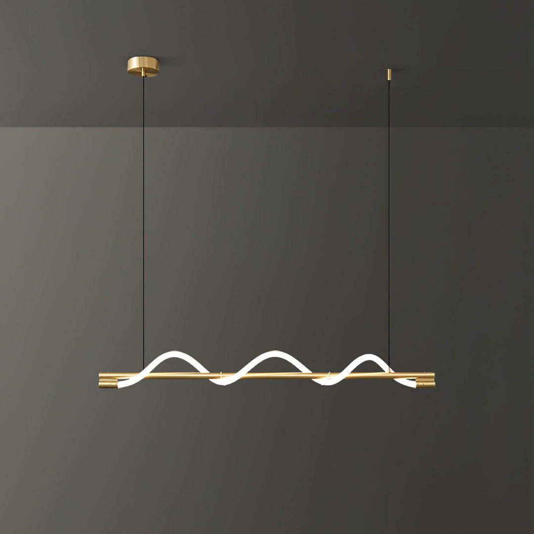 Lampa wisząca Linear Curve Island