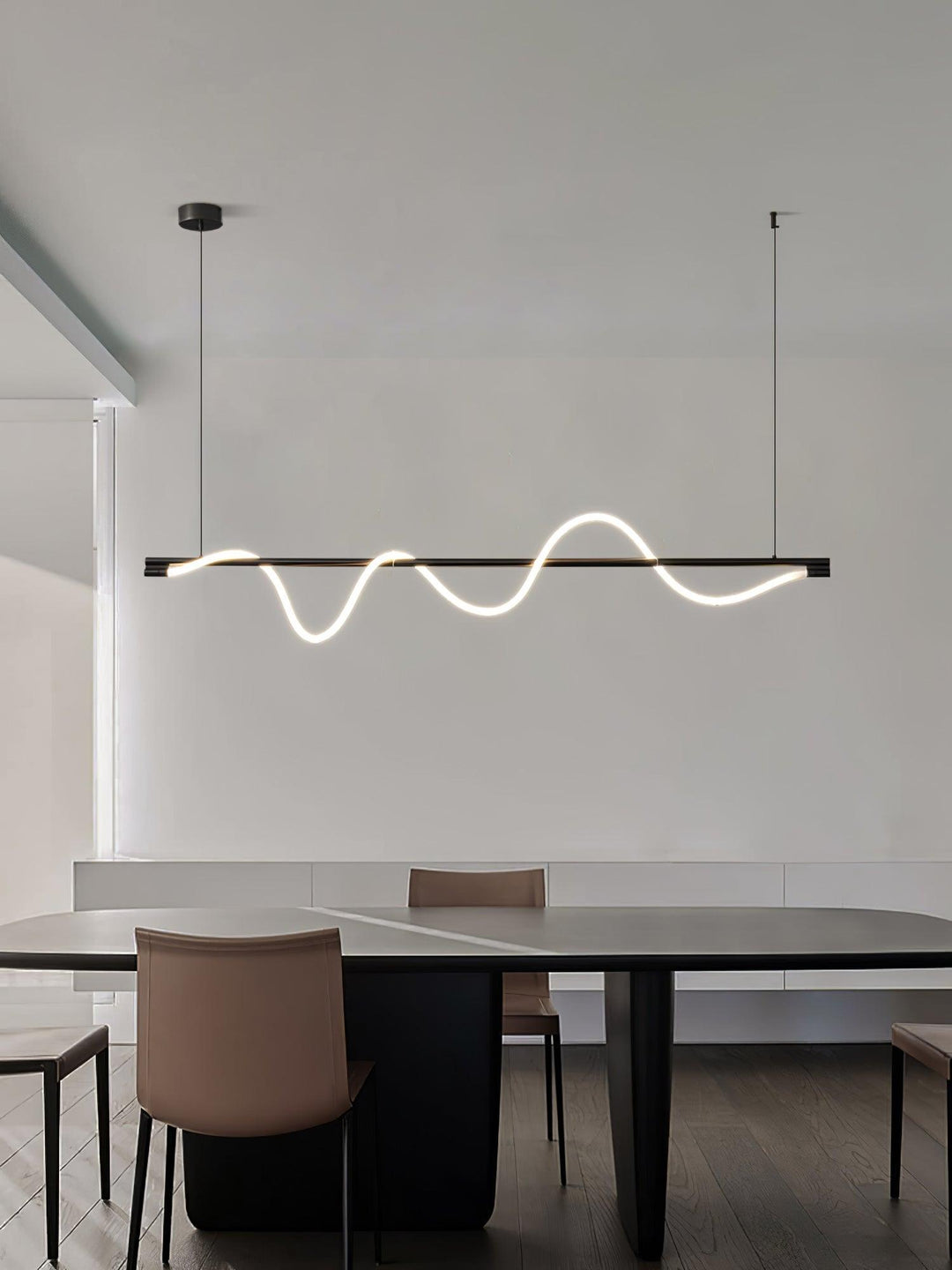 Lampa wisząca Linear Curve Island