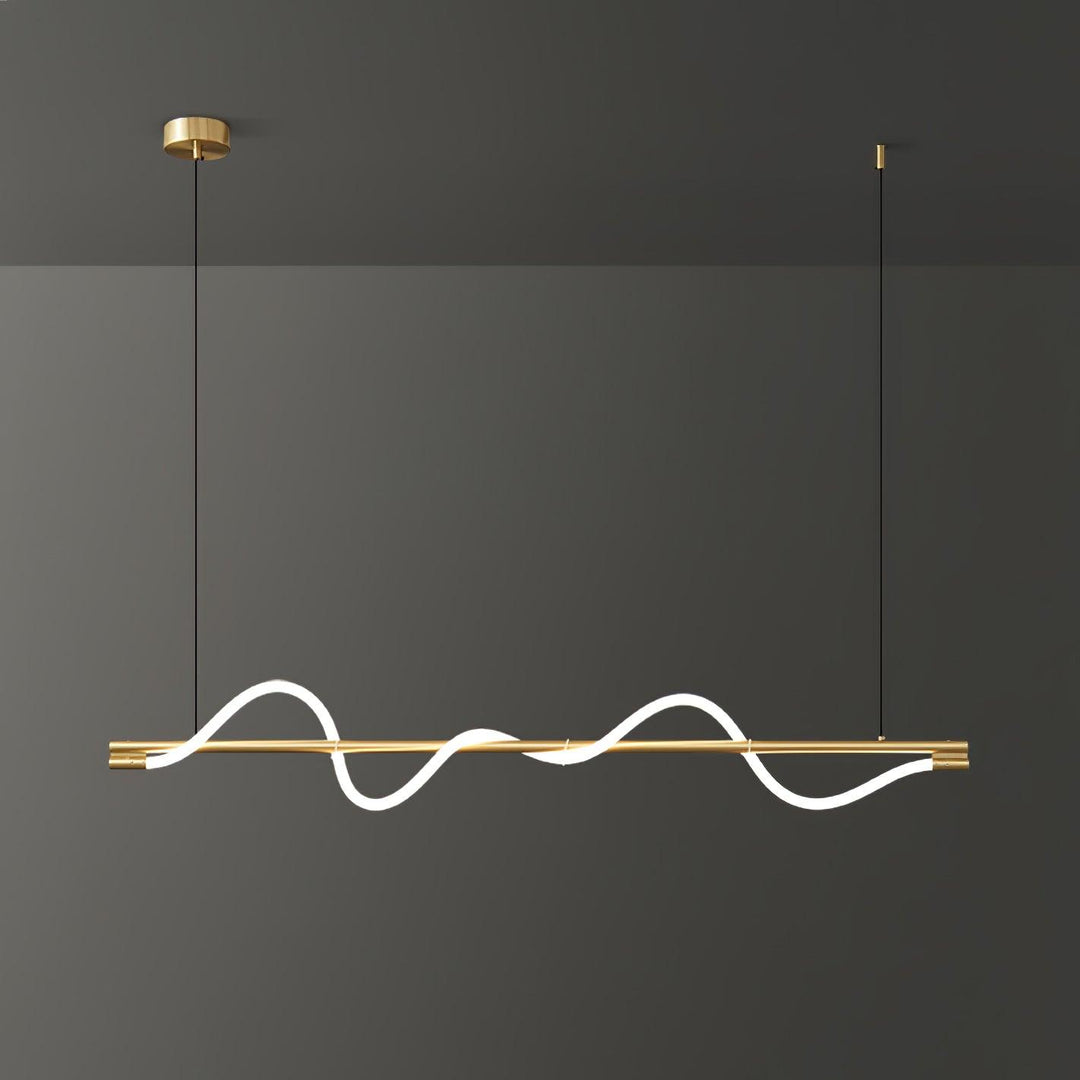 Lampa wisząca Linear Curve Island