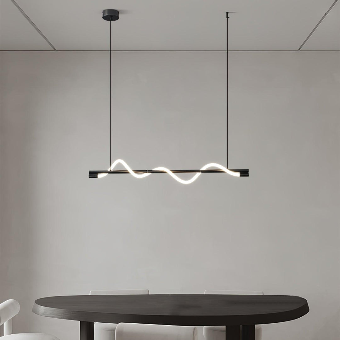 Lampa wisząca Linear Curve Island