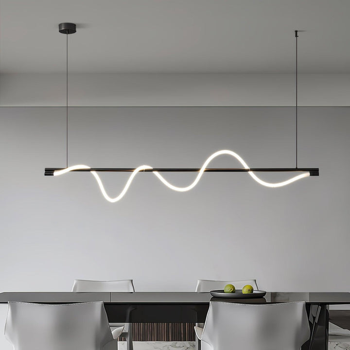 Lampa wisząca Linear Curve Island