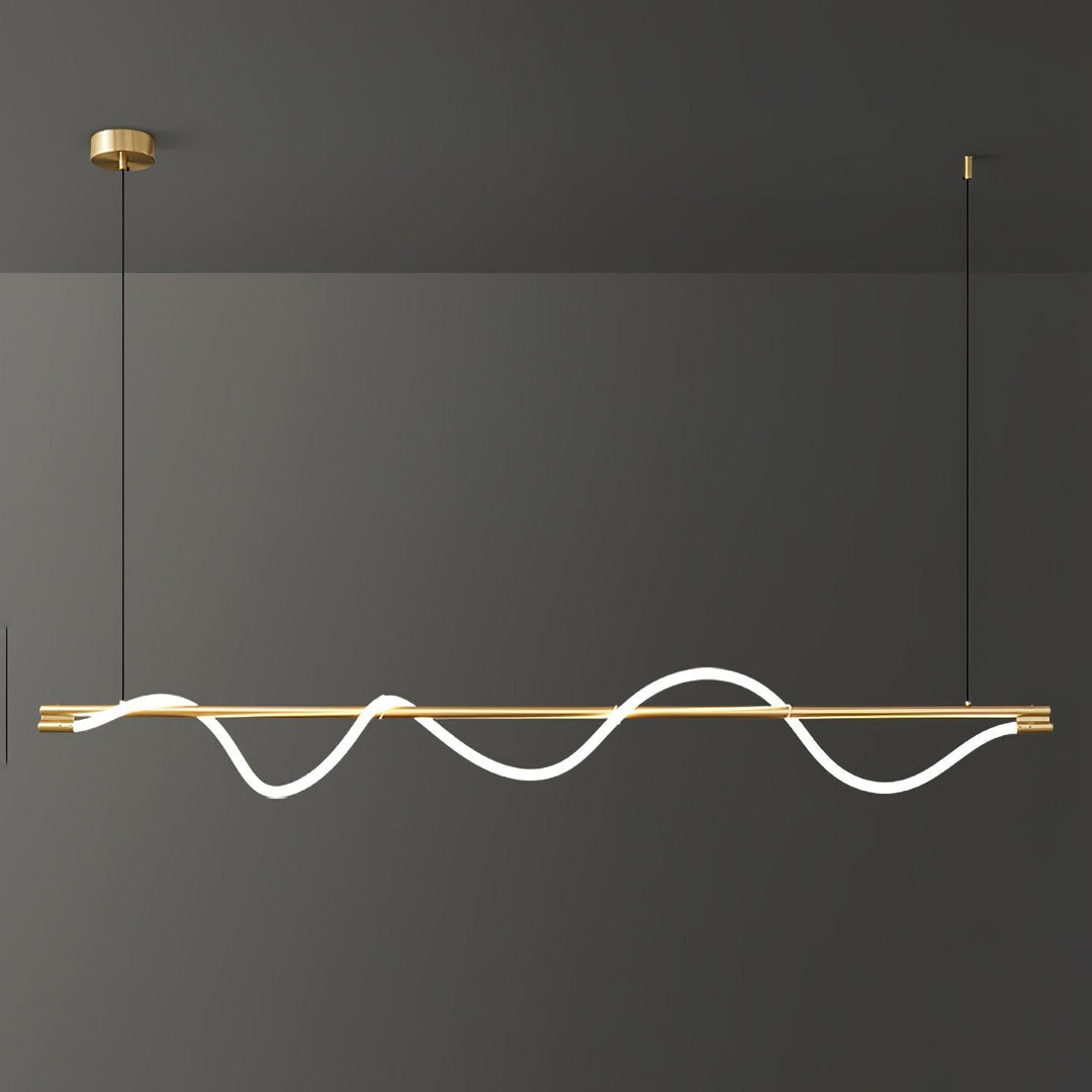 Lampa wisząca Linear Curve Island