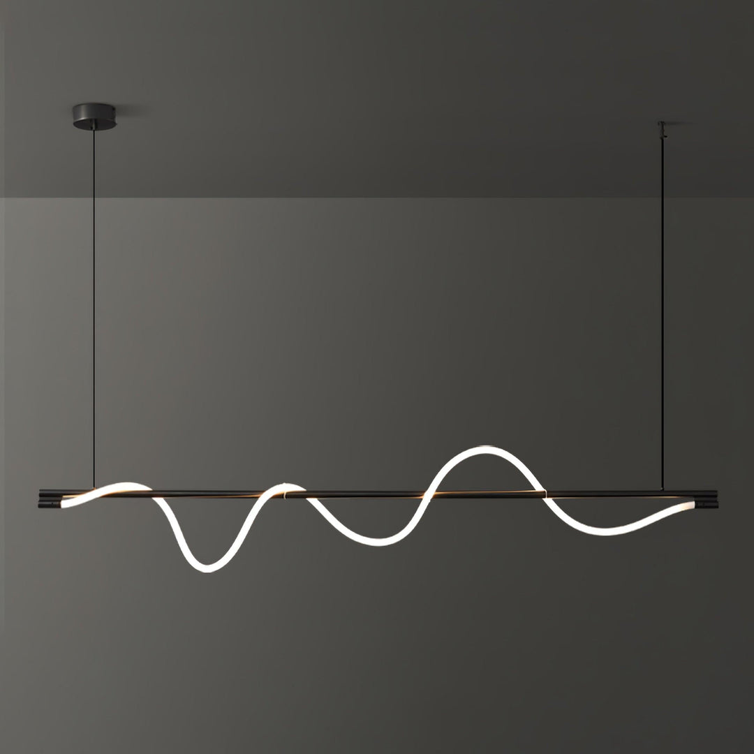 Lampa wisząca Linear Curve Island