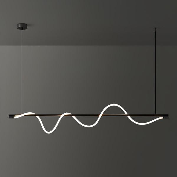 Lampa wisząca Linear Curve Island