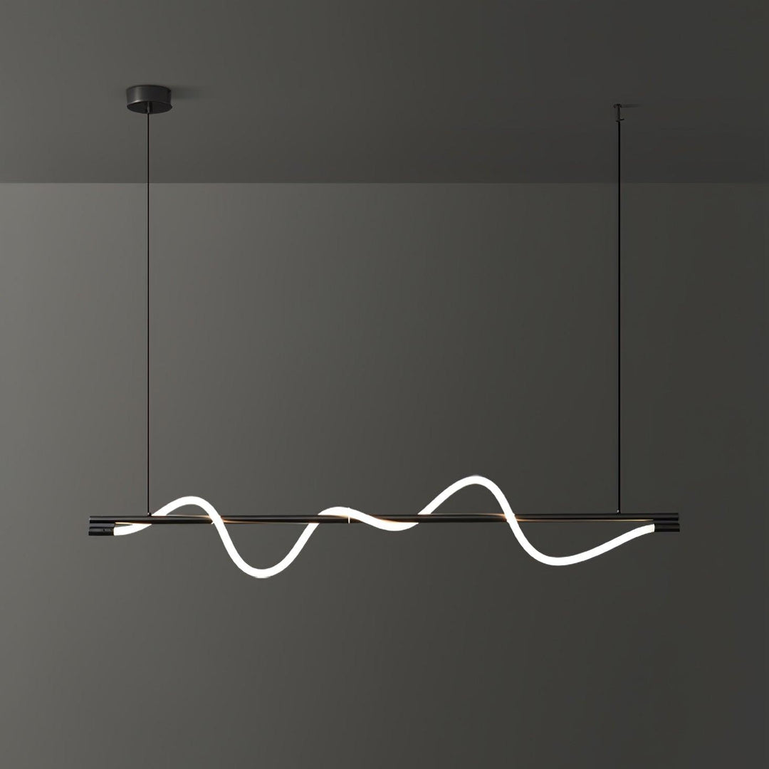 Lampa wisząca Linear Curve Island