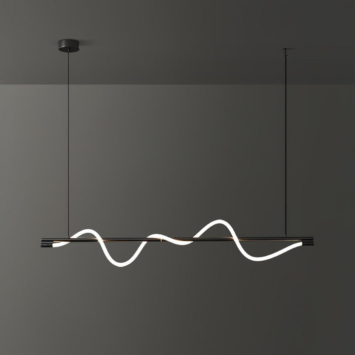 Lampa wisząca Linear Curve Island