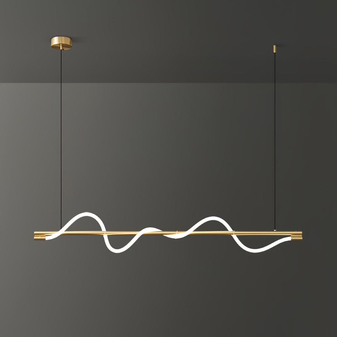 Lampa wisząca Linear Curve Island
