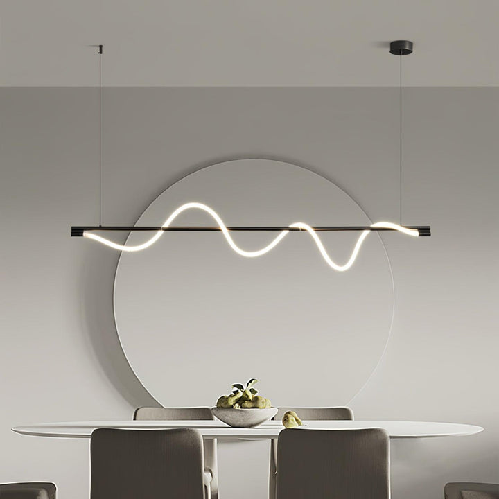 Lampa wisząca Linear Curve Island