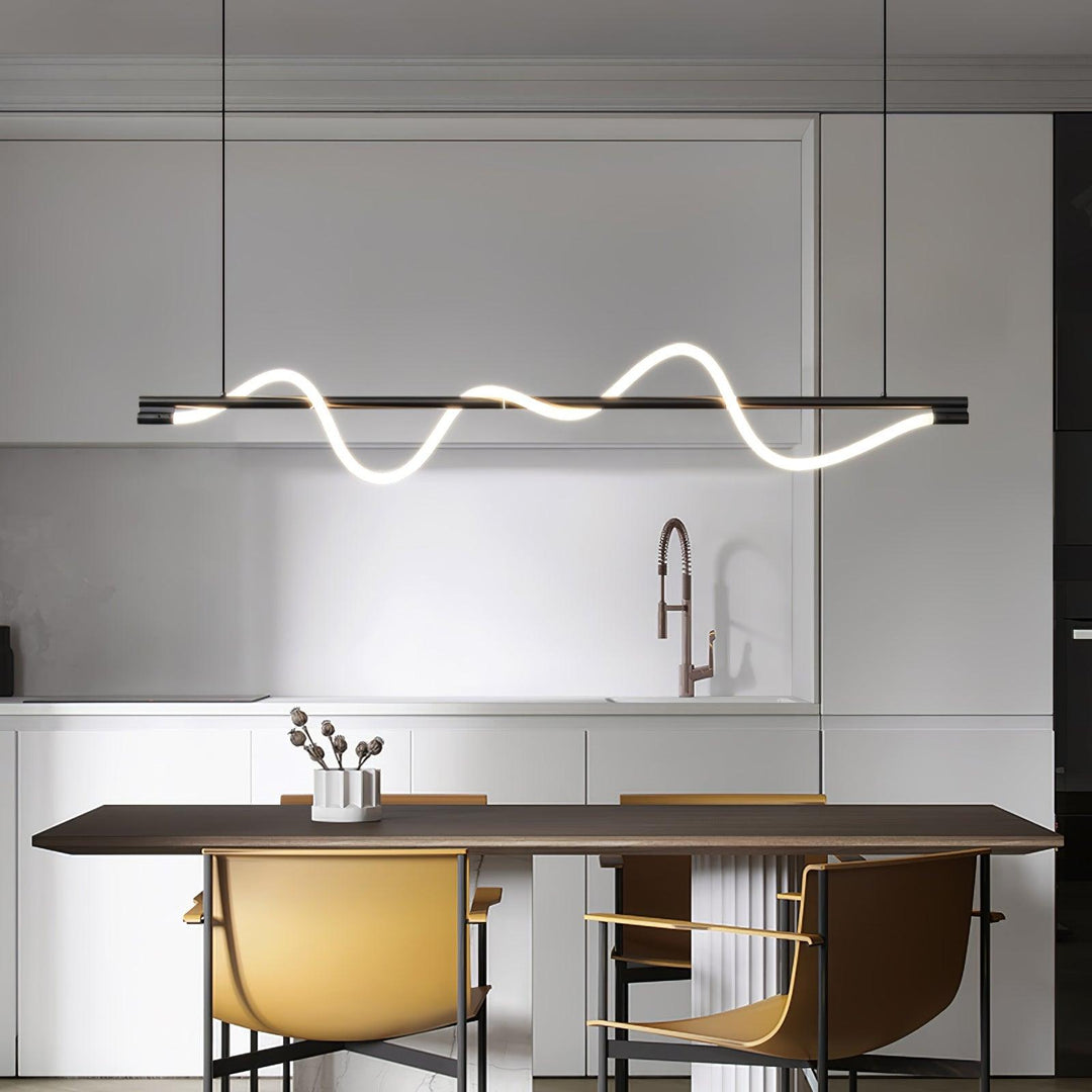 Lampa wisząca Linear Curve Island