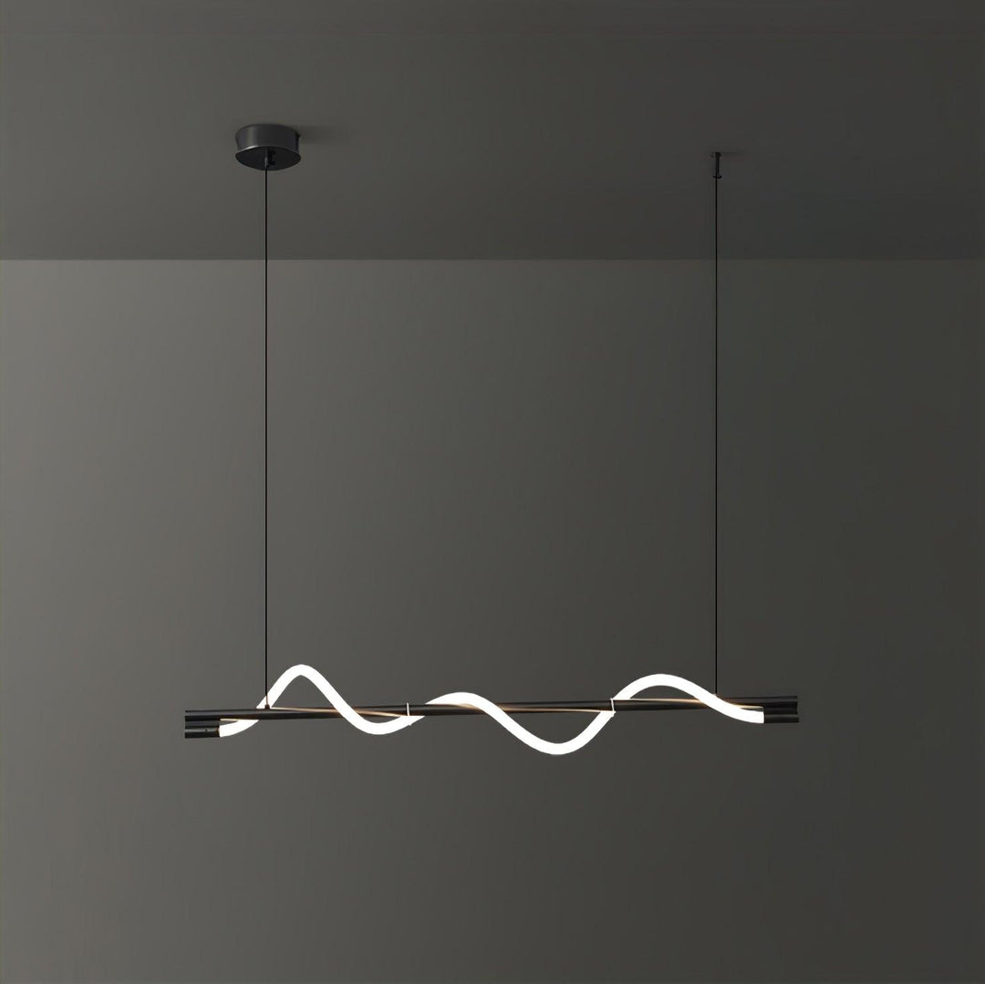 Lampa wisząca Linear Curve Island