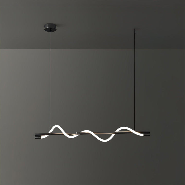 Lampa wisząca Linear Curve Island