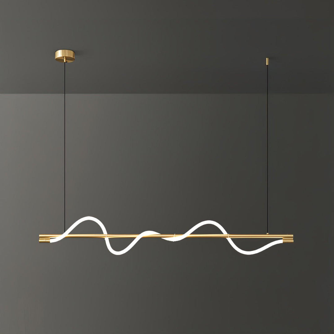 Lampa wisząca Linear Curve Island