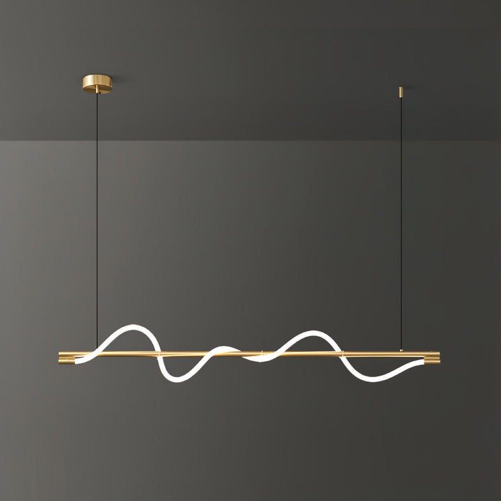 Lampa wisząca Linear Curve Island