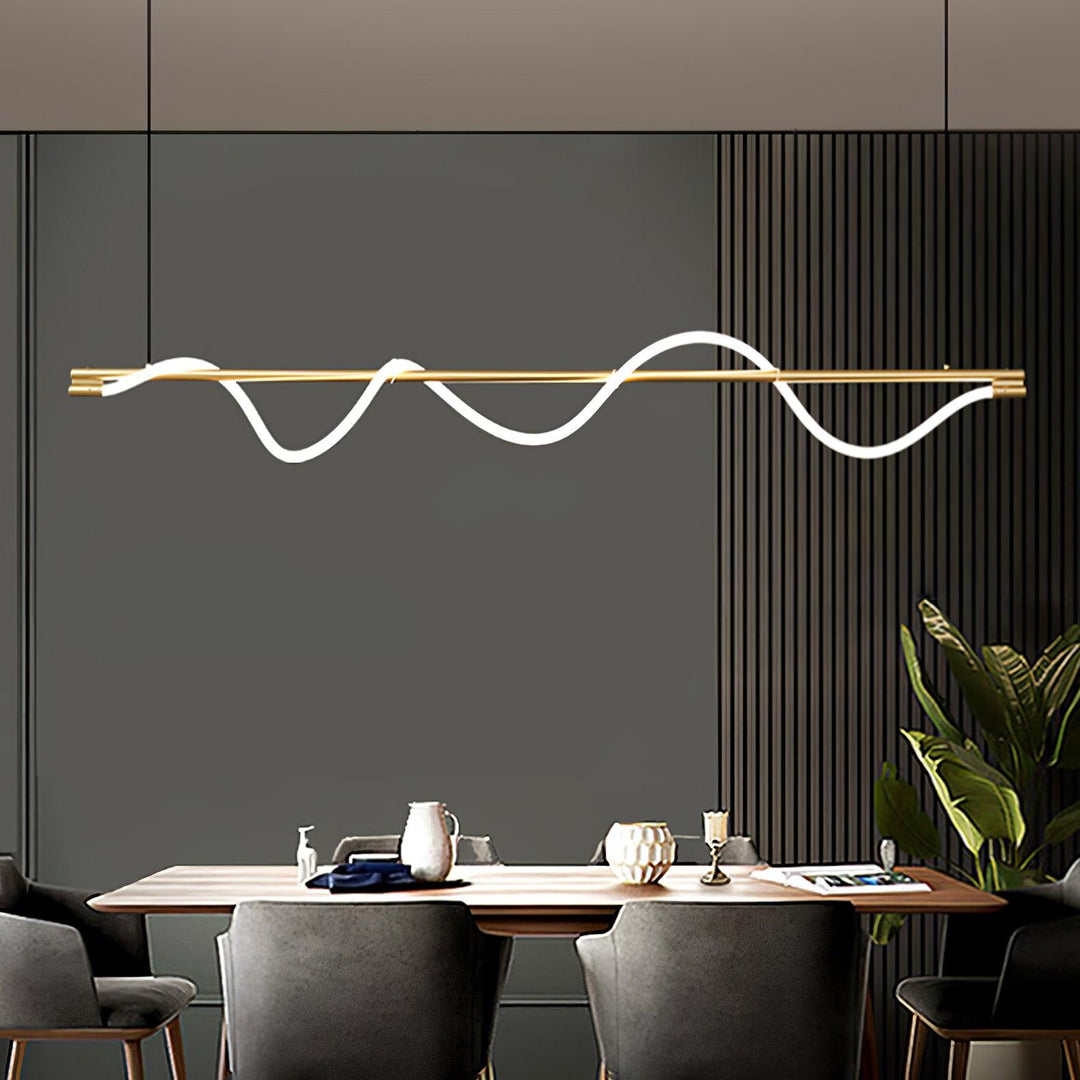 Lampa wisząca Linear Curve Island