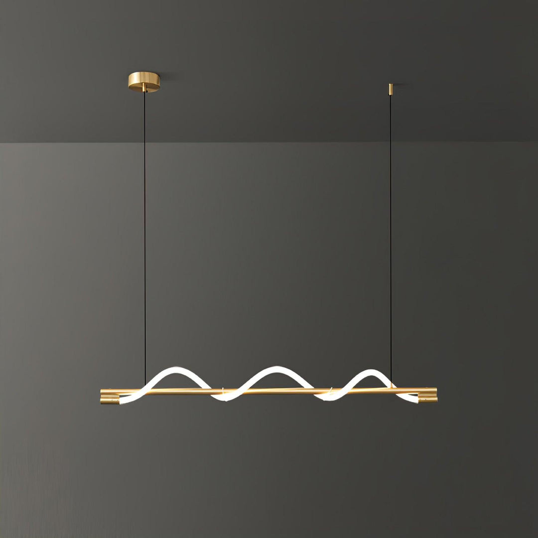 Lampa wisząca Linear Curve Island