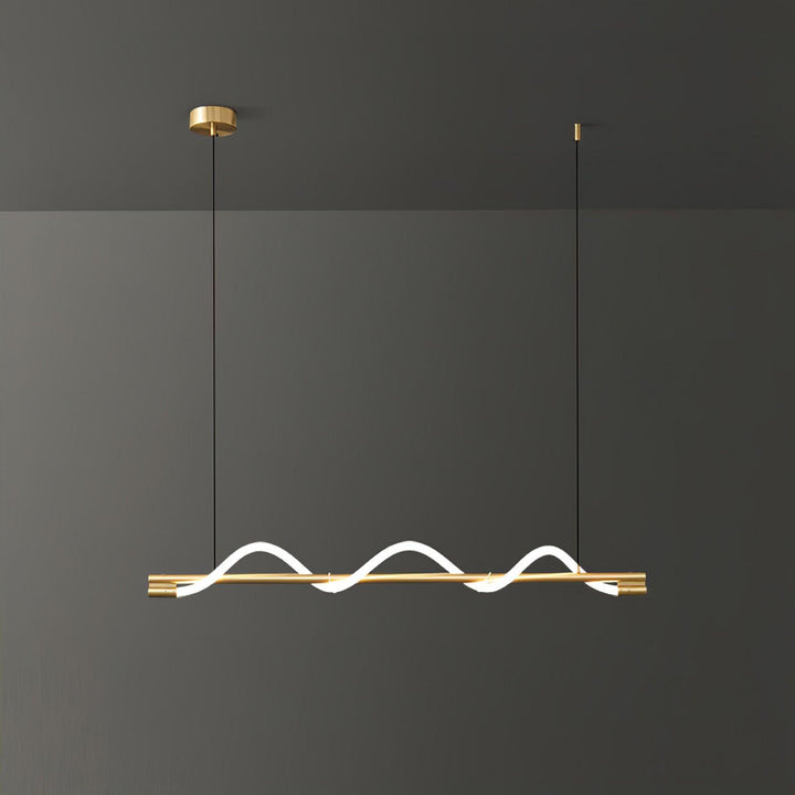 Lampa wisząca Linear Curve Island